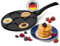4BIG.fun Ø26cm Pfanne für Pancakes Induktion Augenpfanne 3-fache Beschichtung Oladji Frying Pan 7-Lochpfanne Pfannkuchen Aluguss Bratpfanne Eierpfanne Mini Pfannkuchen