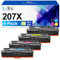 LxTek 207A 207X Mit Chip Kompatibel für HP 207A W2210A 207X W2210X für HP Color Laserjet Pro MFP M283FDW M283FDN M255DW M282NW M255 M282 M283 (4er-Pack)
