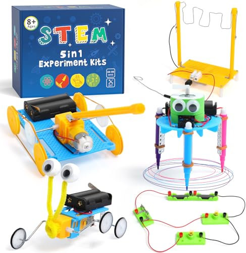 Experimente für Kinder ab 8 9 10 11 12, Elektronik Baukasten, Experimentierkasten, Elektro Baukasten, Bausatz Kinder Spielzeug Geschenke ab 8-14 Jahre Jungen