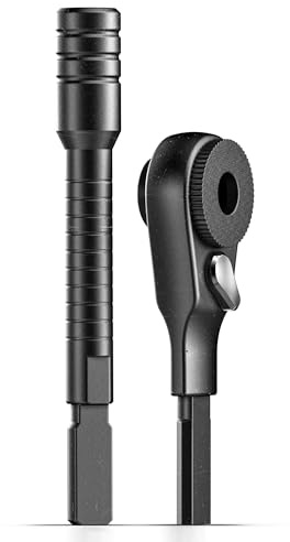 GALVANOX Juego de extensor de broca de extremo plano y destornillador de trinquete, diseñado para multiherramientas Leatherman (modelos de destornillador de extremo plano), juego de 2 piezas, color