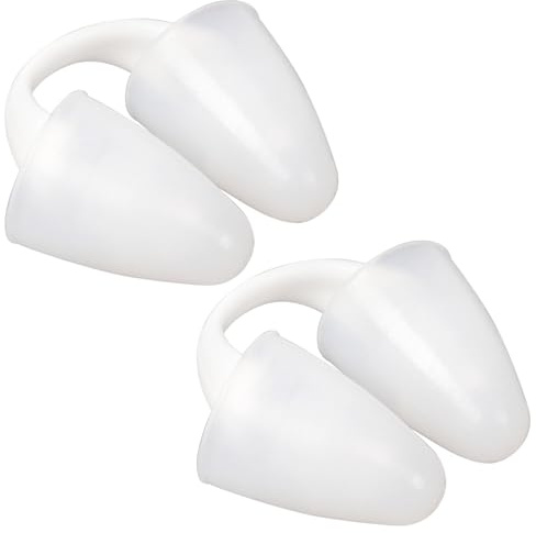 Baypify 2 Pack Nose Plugs for Swimming – Waterproof and Painless Nose Plugs for Adults, Made of Soft Silicone to Keep You Comfort in The Swim