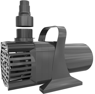 Hocanflo 300W Pond Pump, 11000L/H Energy Efficient Submersible Water Pump for Algae Control and Clear Water, Ultra-Quiet for Garden Ponds, Waterfalls, Fountains, Streams