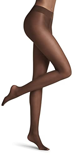 FALKE Femme Matt Deluxe 20 Den W Ti Transparents Fantaisie Collants, Marron Brenda 5179, S-M EU