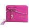 LUI SUI Portafoglio in pelle PU per donna Portafoglio carino per carta Organizer Piccola borsa a moneta Tassel Zipper per donna e ragazza