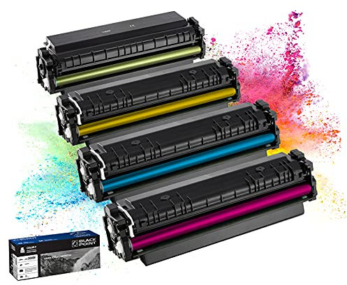 [MIT CHIP] Black Point Toner Set Kompatibel zu HP 415X W2030X W2031A W2032A W2033A HP 415A für HP Color Laserjet Pro MFP M479fdw Color Laserjet Pro MFP M454dw M454dn MFP M479dw MFP M479fdn MFP M479fnw