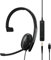 EPOS Sennheiser Adapt 135T USB-C II (1000904) - Verkabeltes, einseitiges Headset - 3,5 mm Klinke/USB-C Konnektivität, MS Teams Zertifiziert, UC-optimiert, komfortable Anrufsteuerung, Schwarz