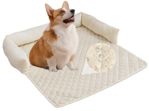 PETCUTE Morbido Tappetino in Peluche Divano per Animali Domestici,Coperta Ortopedica per Cani,Confortevole Cucce per Cani da Interno con Fondo Antiscivolo,Lavabile Letto per Cane,75 * 120cm