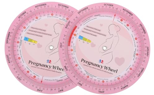 NULYLU 2 ruedas de embarazo - Calculadora gestacional para estimar la fecha de parto, controlar el tamaño y realizar el seguimiento de los del embarazo para médicos, matronas, enfermeras y pacientes.