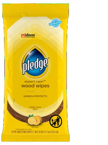 Pledge Lemon Enhancing Wipes 24 ct