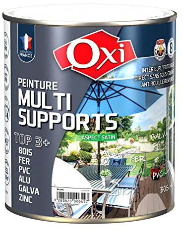Oxi TOP.5VJ Peinture top 3 métaux bois 500 ml Vert Jardin