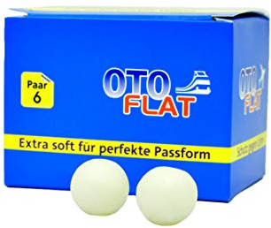 Otoflat - Tappi per le orecchie con cera d'api naturale – 12 pezzi – Protezione dell'udito premium per un sonno confortevole – Certificato SNR29dB riduzione del rumore, Ear Plug Sleep