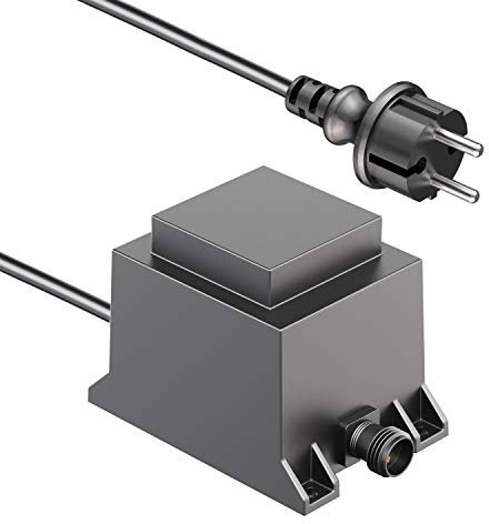 ledscom.de 40W LED Trafo-Netzteil/Transformator für Stecksystem NEMO, Stecker, 24V AC, schwarz, IP67