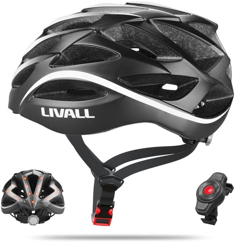 LIVALL BH62 Neo Smart Bluetooth Bike Helmet with Speakers & Built-in Microphone, CE CPSC Certified, Mountain Bike Helmet with Turn Signals, Fall Detection, MTB&Road Bike Helmet for Adults Men Women