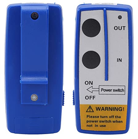 Control Remoto de Cabrestante ,Kit de Interruptor de Control Remoto Inalámbrico de Cabrestante con Receptor 12V 24V para Camión ATV SUV(azul) ,Piezas de repuesto para vehículos todoterreno/UTV