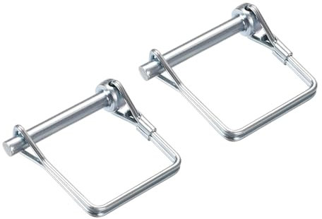 QUARKZMAN 2Pz Perno Accoppiamento Rimorchio, Diametro 3/16, Lunghezza Perno Accoppiamento 1-5/8, Perno Bloccaggio Albero Quadrato Rimorchi Agricoli, Carri Agricoli e Giardino