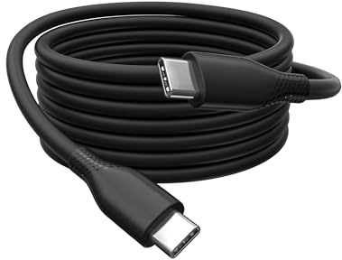 DIGITUS USB 2.0 anslutningskabel - 2m - USB Type-C till Type-C - High-Speed 480 Mbit/s - 60W strömförsörjning - flexibel silikonkabel - för iPad, iPhone, Android smartphones, surfplattor