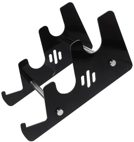 DOITOOL Soporte de Almacenamiento de Teclado Soporte de Pantalla de Teclado Pararse Ergonómico Computer s Elevador de para Escritorio Tasador de Acrílico Negro