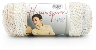 Lion Brand Yarn Company Homespun Yarn-Pearls, Acrylic Blend, 12.16 x 25.87 x 12.16 cm