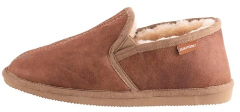 Shepherd Herren Bosse Slipper Flache Hausschuhe, Braun (Antique Cognac 52)
