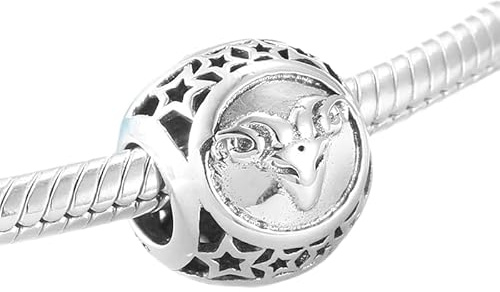 Charm dello Zodiaco Capricorno oroscopo segno zodiacale in argento 925 - Les Folies per Pandora