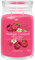 Yankee Candle Signature Duftkerze ; große Kerze mit langer Brenndauer „Red Raspberry“ ; Soja-Wachs-Mix