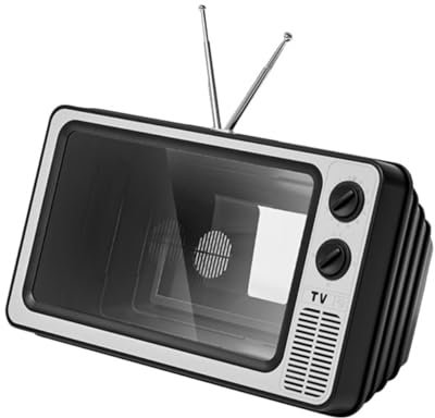 Namvo Lupa de Pantalla de teléfono 12Vintage TV Amplificador de Pantalla de teléfono móvil Soporte Creativo para teléfono móvil