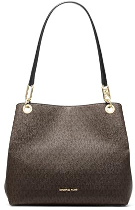 Michael Kors 30F3G8KT7B-292 LG SHLDR TOTE Women BROWN/BLK Size One Size