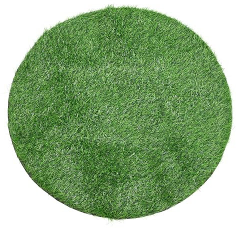 Ciieeo Kunstrasenmatte Runde Kunstrasen-Gras-Tischsets Gras-Tischläufer -Tischauflage Grüner Teppich Tischdecken Für Balkon Terrasse Outdoor Heimwerkerhandwerk 70 cm