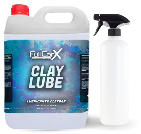 FULLCARX Clay Lube 5Ll Lubrificante per Barre di Argilla Claybar, Decontaminante Carrozzeria Auto, Formula Speciale, Grandi Prestazioni, Efficace e Sicuro, Prodotto Pulizia Professionale Detailing