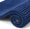 OLANLY Chenille Badematte rutschfest Badezimmerteppich Weich Badteppich Saugfähige Badvorleger Waschbar Duschvorleger für Badezimmer, 40 x 60 cm, Marine Blau