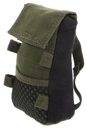 TOYANDONA Soldier Doll Backpack 1/6 Scale Mini Backpack Toy for Action Figures Miniature Sports Bag Accessory for Pretend Play Collectors and Kids Lightweight Carry Bag