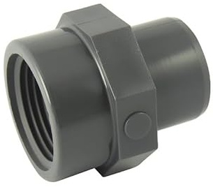 Embout PVC pression à coller mâle 32 mm, femelle à visser 20x27