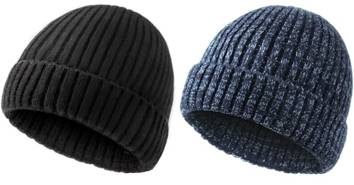 DRESHOW Gorro Bebe Invierno Gorro Lana Niño Sombreros Unisex de Punto Suave para Niños y Niñas Gorros Cálidos para Niños de 3 meses - 8 Años