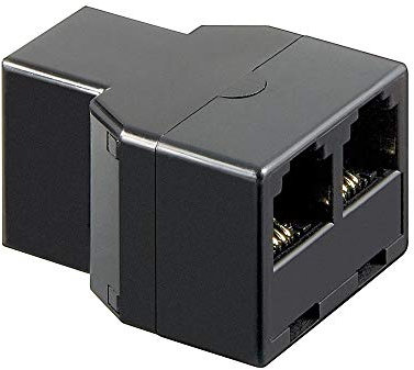 Goobay 50597 ISDN T-Adapter - RJ11/RJ14-Buchse (6P4C) > 2x RJ11/RJ14-Buchse (6P4C)
