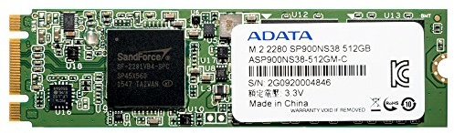 ADATA Premier Pro SP900 512GB M.2 2280 Ultrabook Compatible and Excellent Read & Write up to 550MB/s & 530MB/s Solid State Drive (ASP900NS38-512GM-C)