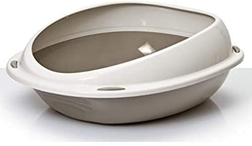 Agrobiothers Shuttle Katzentoilette, oval, mit Rand, 45 x 36 x 15 cm