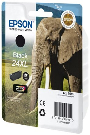 Elefant 24XL – skrivarpatron – XL-storlek – 1 x svart