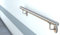 Edelstahl Handlauf V2A Fertighandlauf Geländer Treppe Griff 42,4x2 mit Klipsrosette (1,0 m)