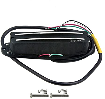 Oripure Micros Hot Rail Alnico5 Humbucker à simple bobinage 13.6K Fit ST SQ TL Guitare électrique, noire
