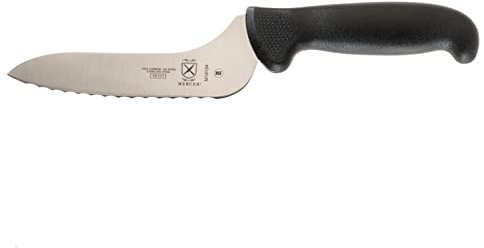 Mercer Culinary M18134BK Bread Knife, 6-Inch, Millennia Black