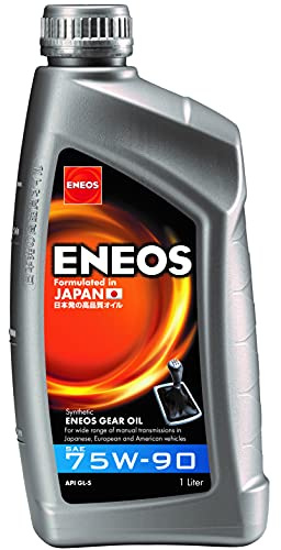 Eneos Gear Oil 75W90 1 Litro - Aceite sintético de alto rendimiento para engranajes - Aceite universal para engranajes - Normas API GL-5, MIL-L-2105-D y Mack GO-G