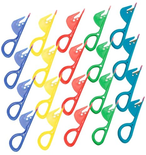 PHENOFICE 20piezas Utensilio De Cocina Multifuncional Cortador De Intestinos Seguro y Duradero