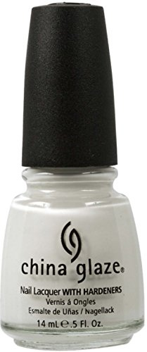China Glaze Nail Lacquer with Hardner Lacquered Effect, white On, 1er Pack (1 x 14 ml)
