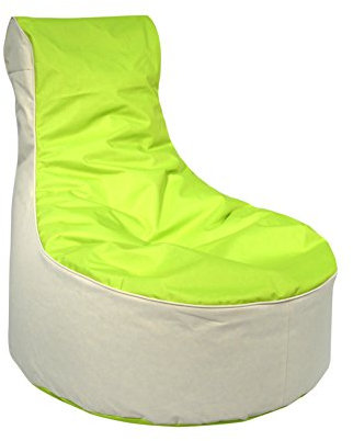 Kinzler S-10121/120 outdoorfähiger Sitzsack /Sessel, ca. 80x80x90 cm, 2-farbig, grün
