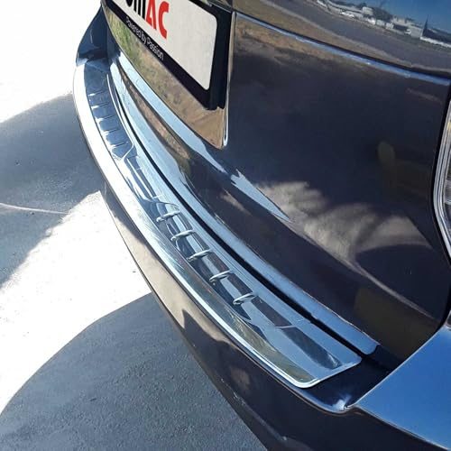 OMAC Rear Bumper Sill Cover for Subaru Forester 4.gen 2014-2018 – Stainless Steel Polished Finish