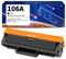 106A W1106A Toner Kompatibel für HP 106A Toner für HP Laser MFP 135wg Toner für HP Laser 107w 107a 107r MFP 135wg MFP 137fwg MFP 135a MFP 135w MFP 135r MFP 137fnw(Schwarz, 1er-Pack)