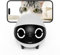 Enabot EBO ROLA Mini 2K Pet Camera Robot: Movable Indoor Camera Battery-Powered with Phone App, One-Touch Call, 2-Way Talk, IR Night Vision, Motion Detection, Video Recording