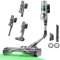 Proscenic P16 Cordless Vacuum Cleaner 55KPA 65Mins, 180° Foldable Wand, Anti-Tangle Brush, LED Countdown Display, Wall-Mounted Charging, Rechargeable Stick Lightweight Wireless Hoover for Pet Hair