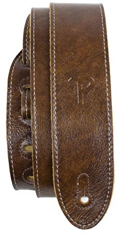 Perris 6554 Deluxe marrón con base de ante correa de piel italiana de