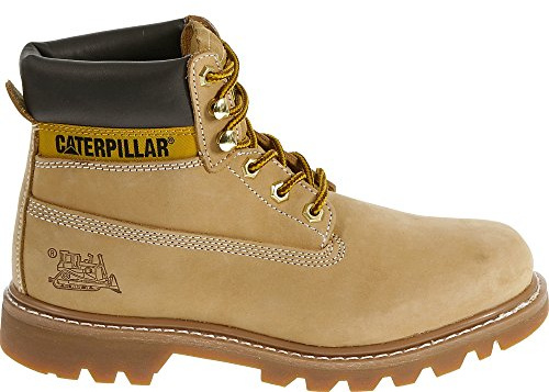 Cat Footwear Holton Steel Toe S3 HRO SRC, Botas de Trabajo Hombre, Honey, 42 EU